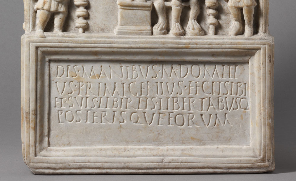 Latin inscription