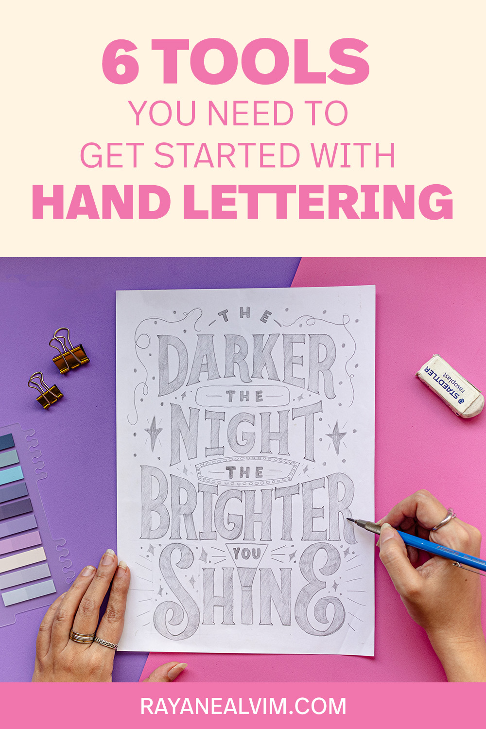 6 Tools You Need to Get Started with Hand Lettering