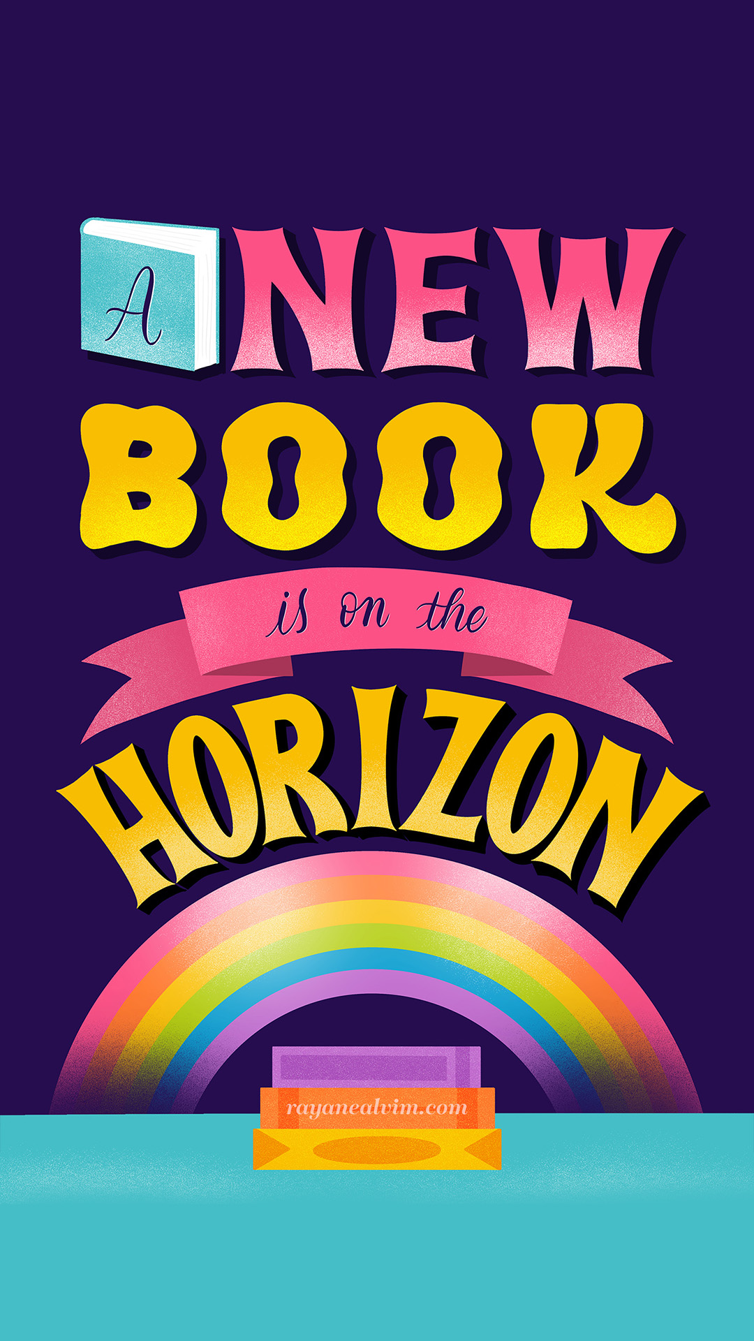 a new book is on the horizon wallpaper