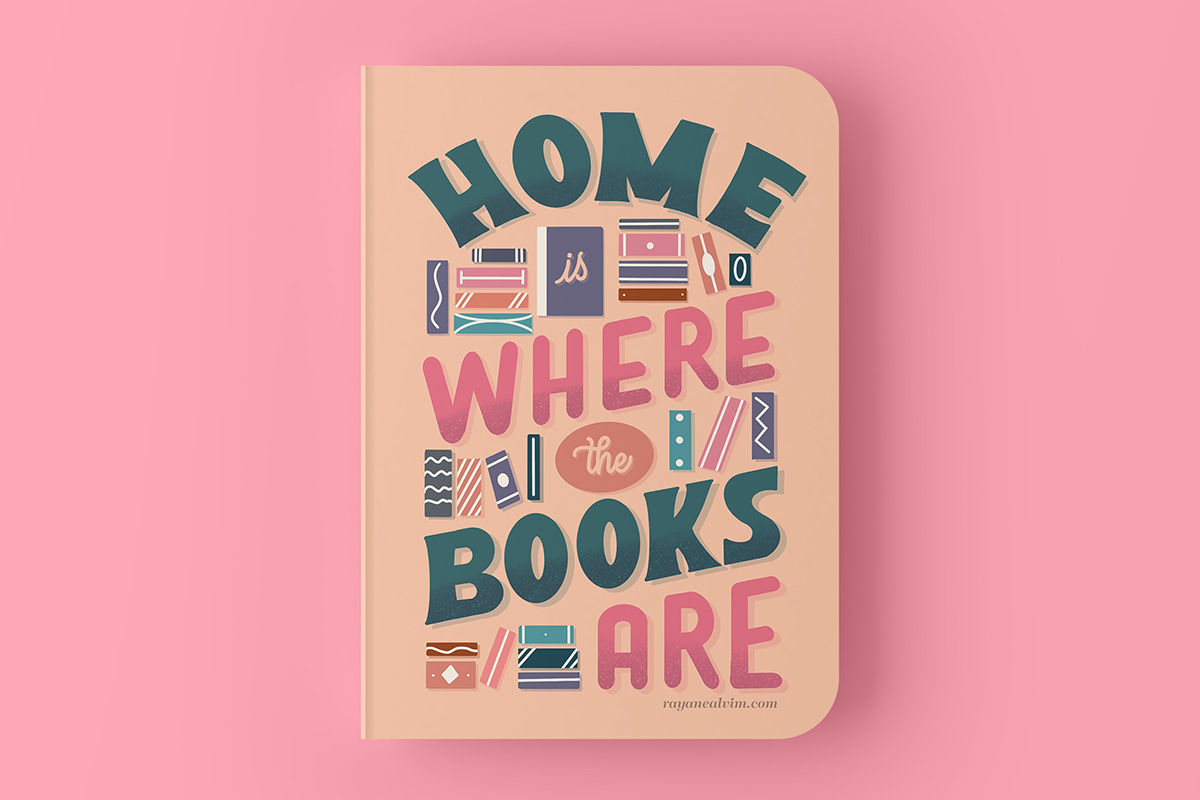 home is where book are reading journal 1