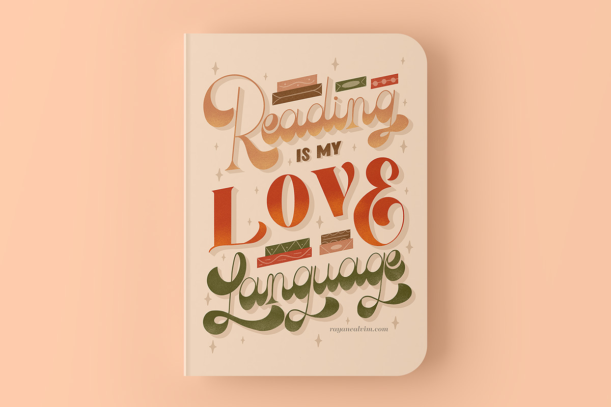 reading is my love language reading journal 1