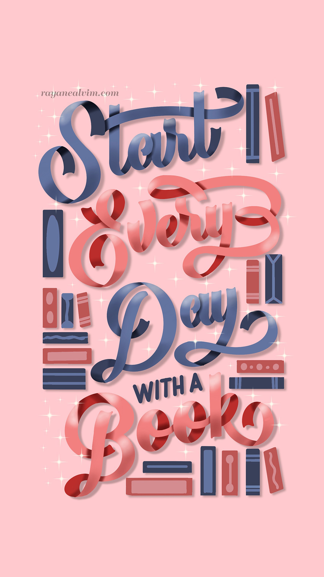 start every day with a book wallpaper