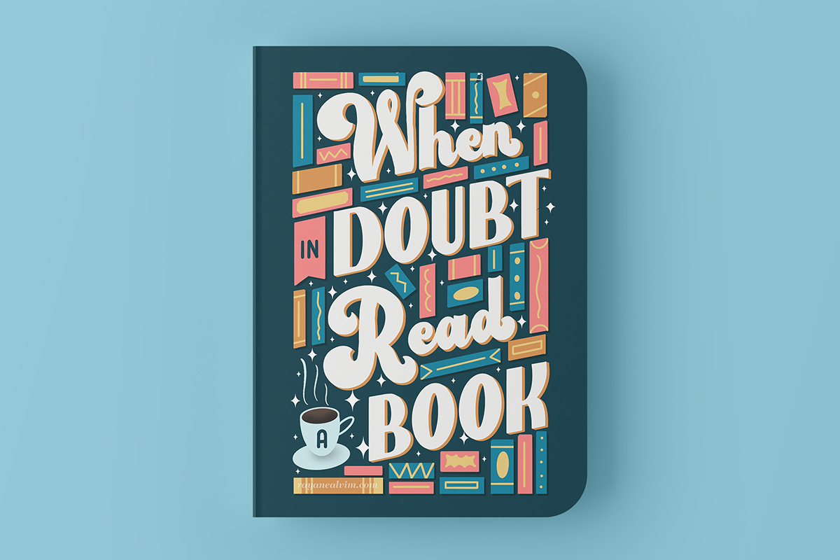 when in doubt read book reading journal 1