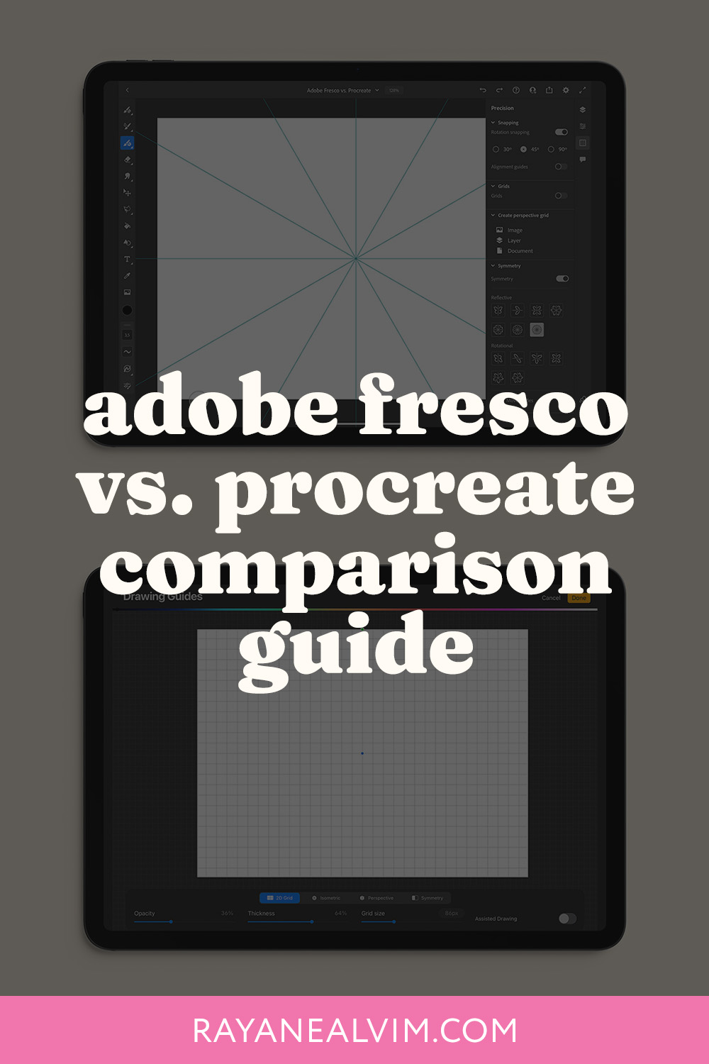 Adobe Fresco vs. Procreate: Two Drawing Apps Compared