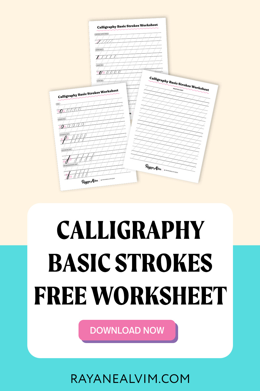 Calligraphy Basic Strokes: The Beginner\'s Guide (+ FREE Worksheet)